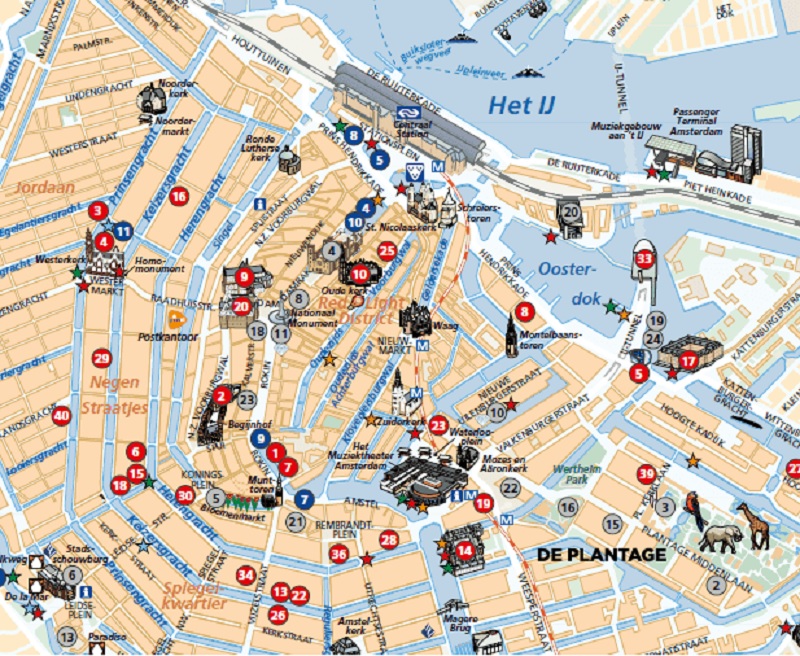 mapa turistico de amesterdão Mapa Turistico De Amsterda 2020 Dicas Incriveis mapa turistico de amesterdão